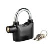 Anti-Theft Siren Alarm Lock Motor for Home, Bike, Shop, Garage Padlock with Smart Motion Sensor (Black) - Image 3