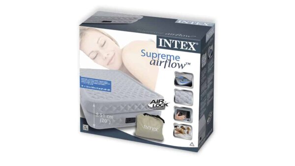 Intex Inflatable Queen Size Bed With Pump - Image 3