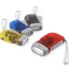 3 LED Hand Crank Torch With Li-Ion Battery (SET OF 2)