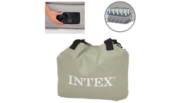 Intex Inflatable Queen Size Bed With Pump - Image 5