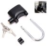 Anti-Theft Siren Alarm Lock Motor for Home, Bike, Shop, Garage Padlock with Smart Motion Sensor (Black) - Image 5