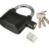 Anti-Theft Siren Alarm Lock Motor for Home, Bike, Shop, Garage Padlock with Smart Motion Sensor (Black) - Image 7