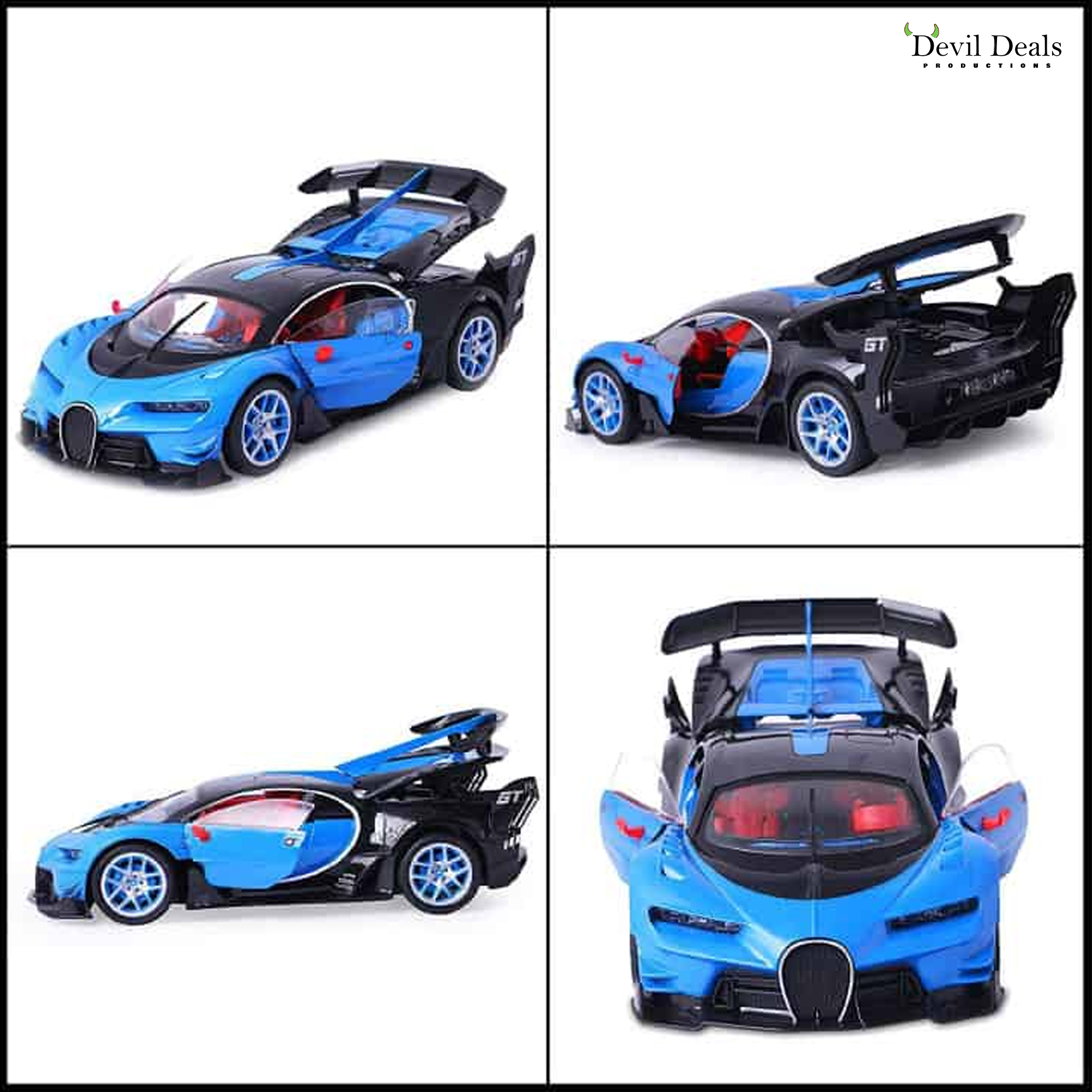 Remote Control RC Car with Opening Doors and Convertible 1:14 Scale Rechargeable Car Toy - Image 3