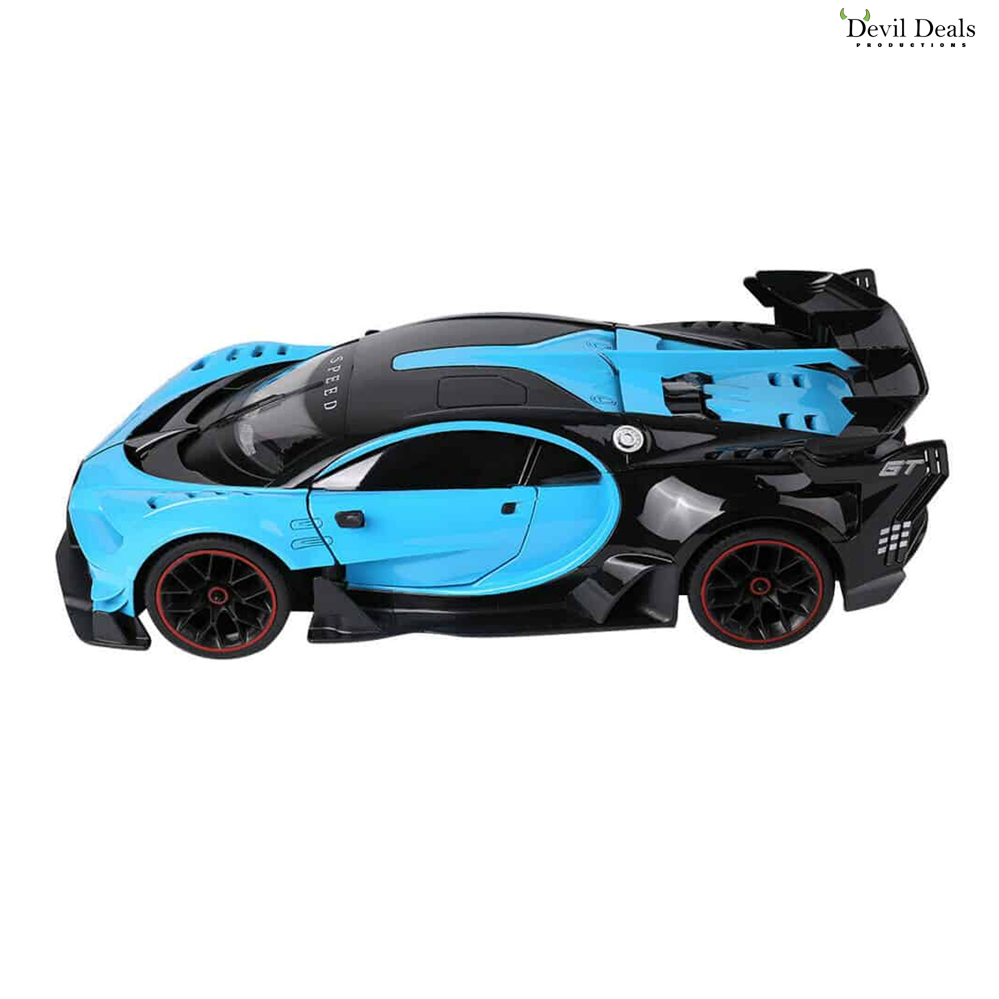 Remote Control RC Car with Opening Doors and Convertible 1:14 Scale Rechargeable Car Toy - Image 5