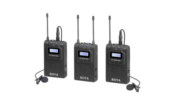 Boya BY-WM8 Pro-K2 UHF Dual-Channel Wireless Microphone System with One Receiver and Two Transmitter - Image 5