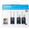 Boya BY-WM8 Pro-K2 UHF Dual-Channel Wireless Microphone System with One Receiver and Two Transmitter - Image 4