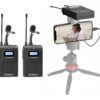 Boya BY-WM8 Pro-K2 UHF Dual-Channel Wireless Microphone System with One Receiver and Two Transmitter - Image 2