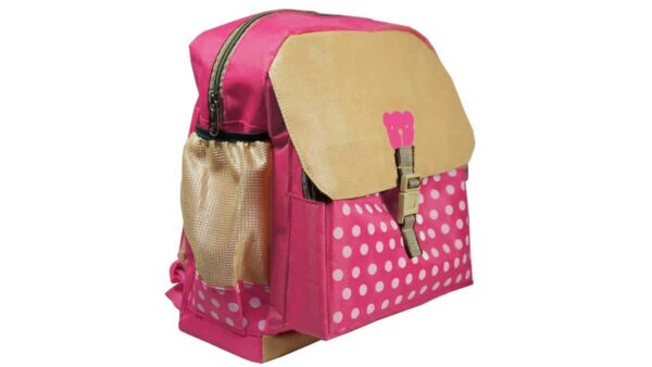Kids Stylish Polka Dot School Bag Blue - Image 4