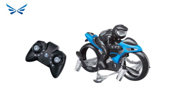 Motorcycle Drone 4 CH Remote Control Flying Bike Toy Drone