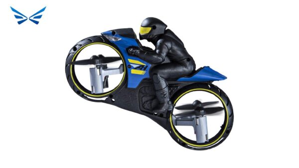 Motorcycle Drone 4 CH Remote Control Flying Bike Toy Drone - Image 2