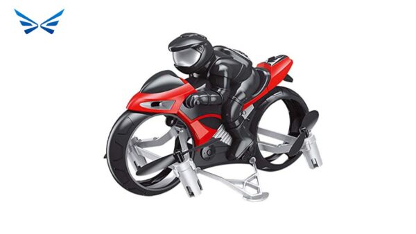Motorcycle Drone 4 CH Remote Control Flying Bike Toy Drone - Image 4