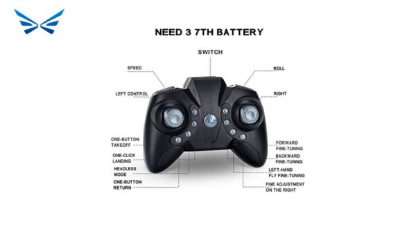 Motorcycle Drone 4 CH Remote Control Flying Bike Toy Drone - Image 6