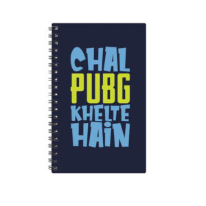 Spiral Notebook Diary A5 200 Pages - Chal Pubg Khelte Hain