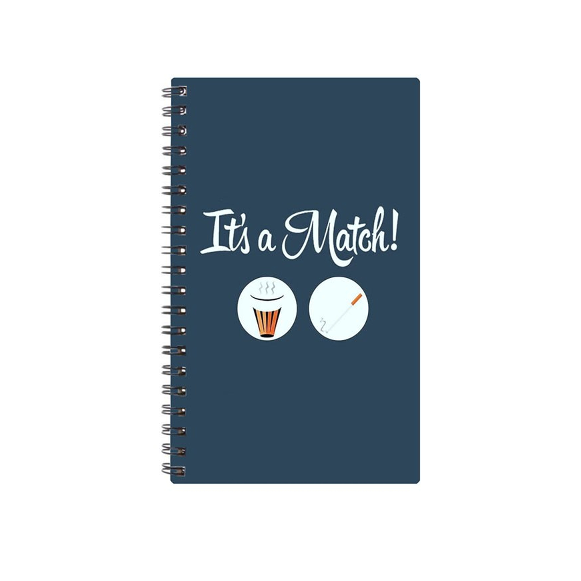 Spiral Notebook Diary A5 200 Pages - Its Match