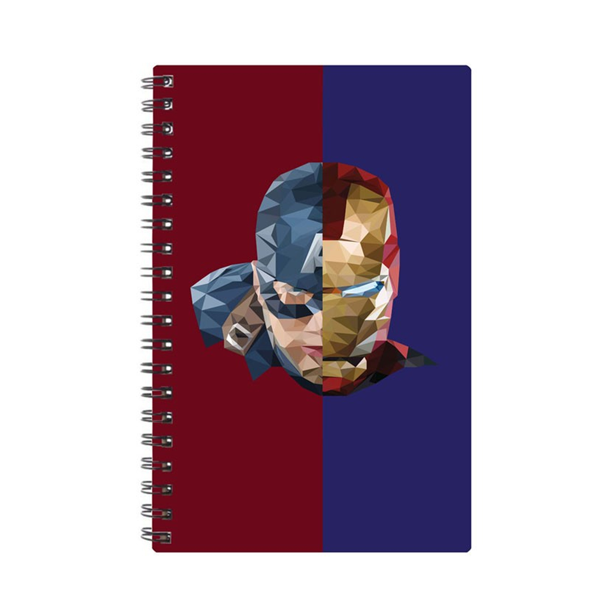 Spiral Notebook Diary A5 200 Pages - Iron Man