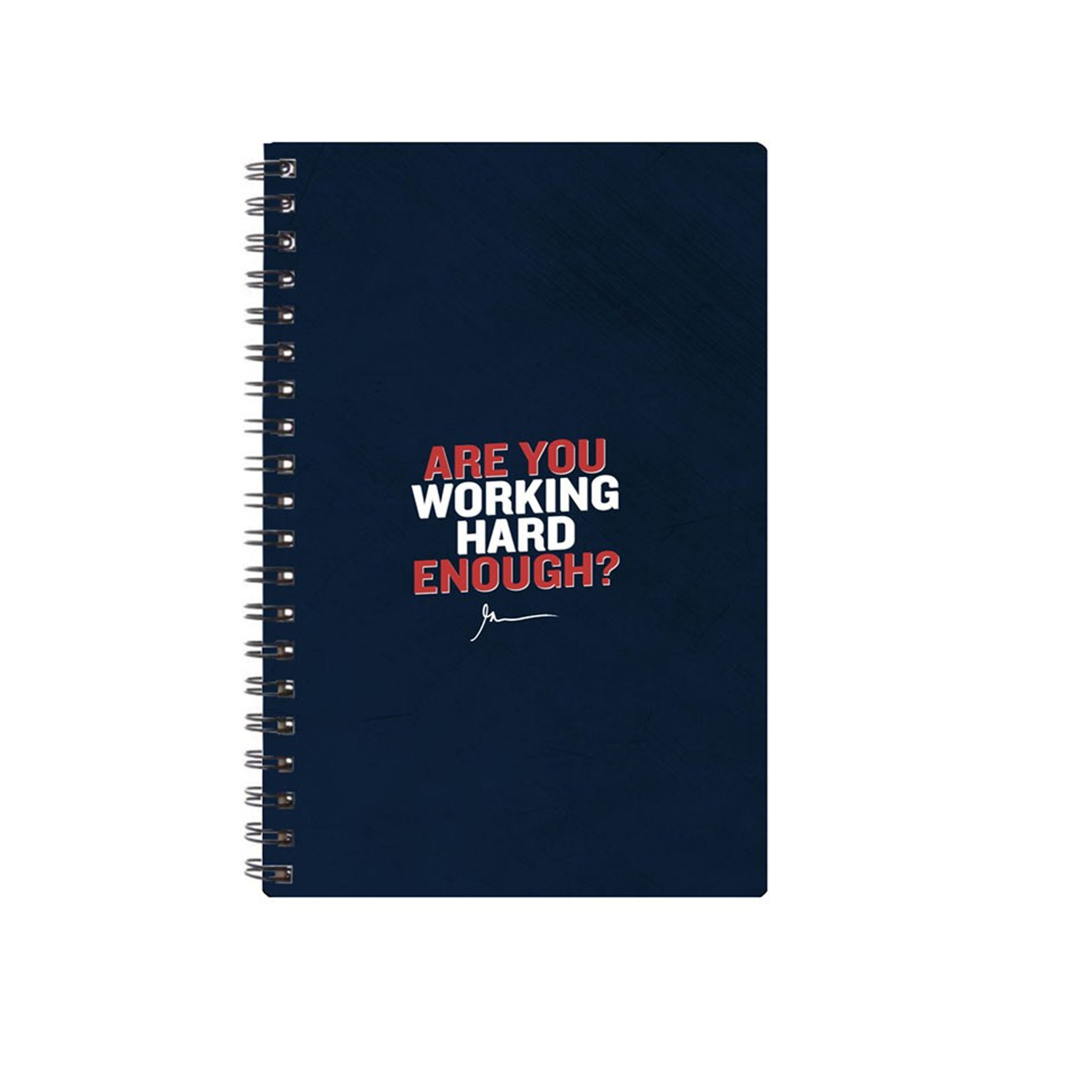 Spiral Notebook Diary A5 200 Pages - Are You Working Hard Enough
