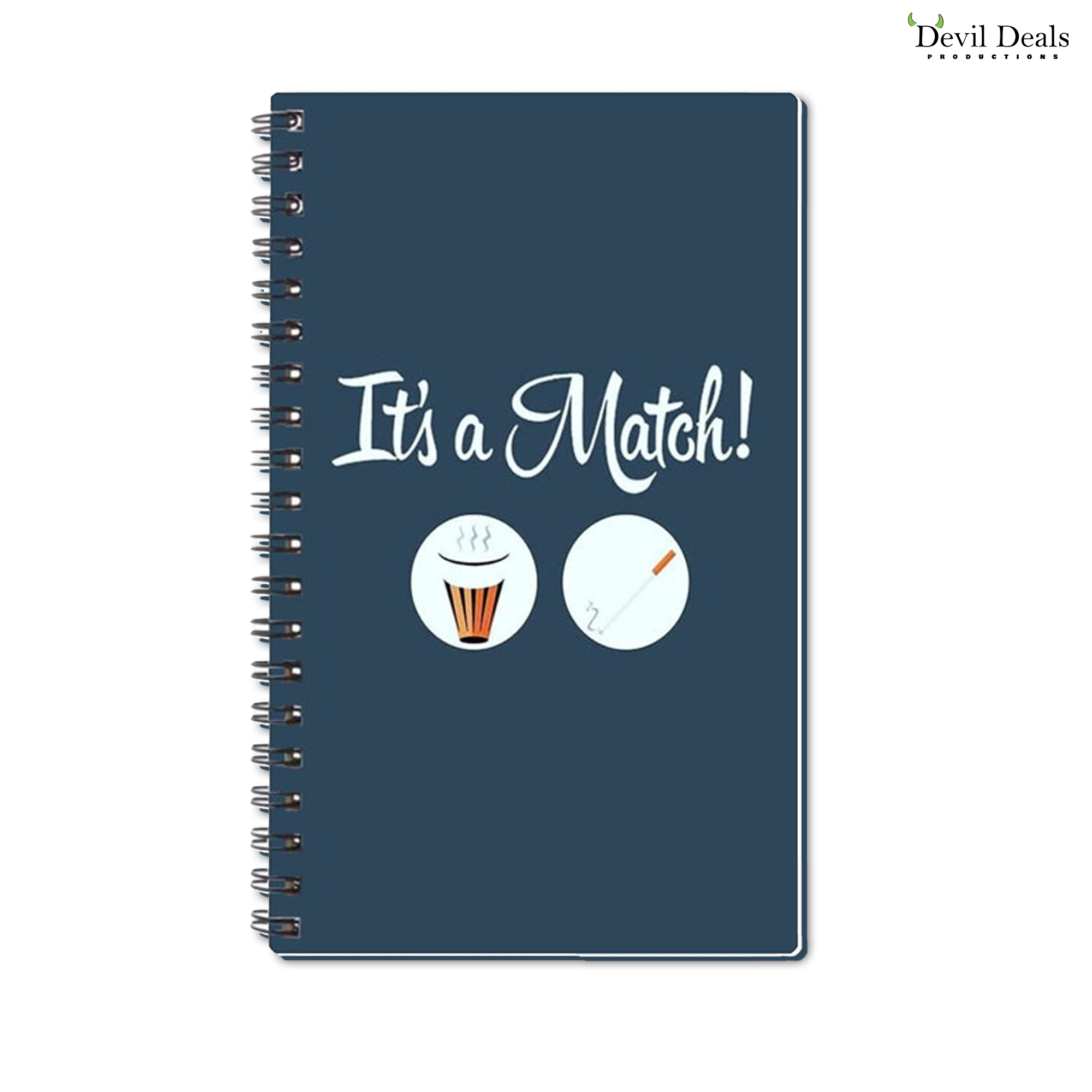 Spiral Notebook Diary A5 200 Pages - Its Match - Image 3