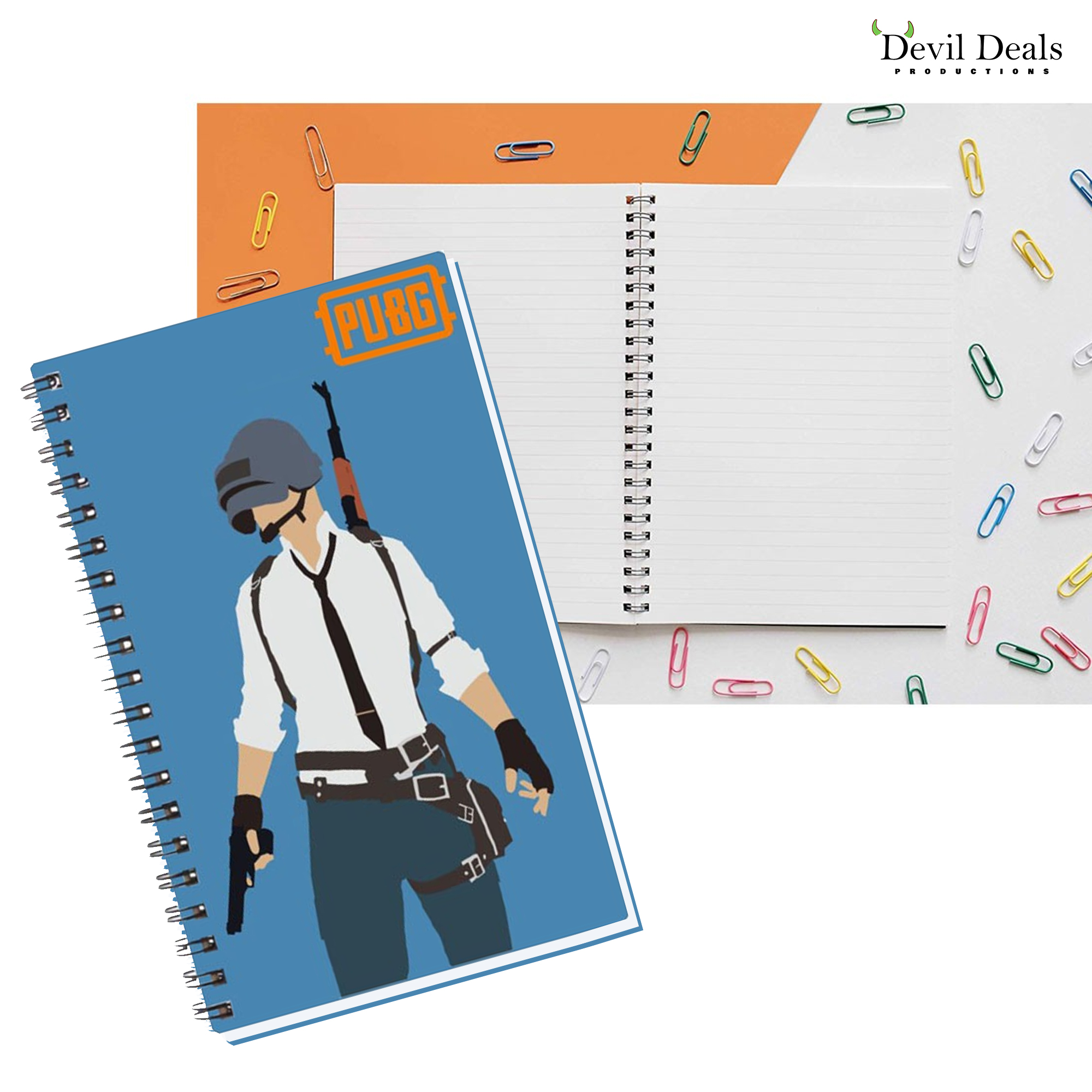 Spiral Notebook Diary A5 200 Pages - PUBG - Image 3