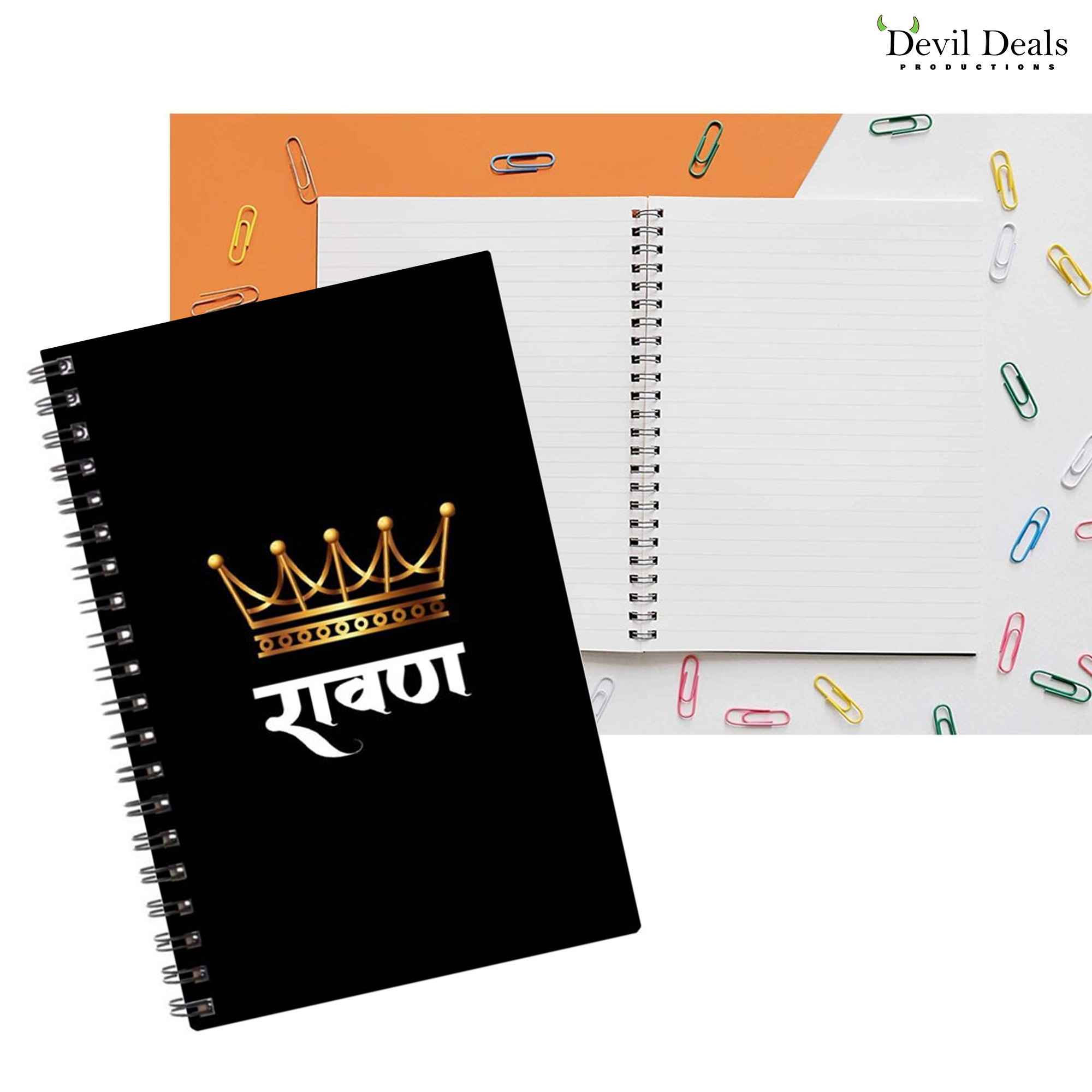 Spiral Notebook Diary A5 200 Pages - Ravan - Image 4