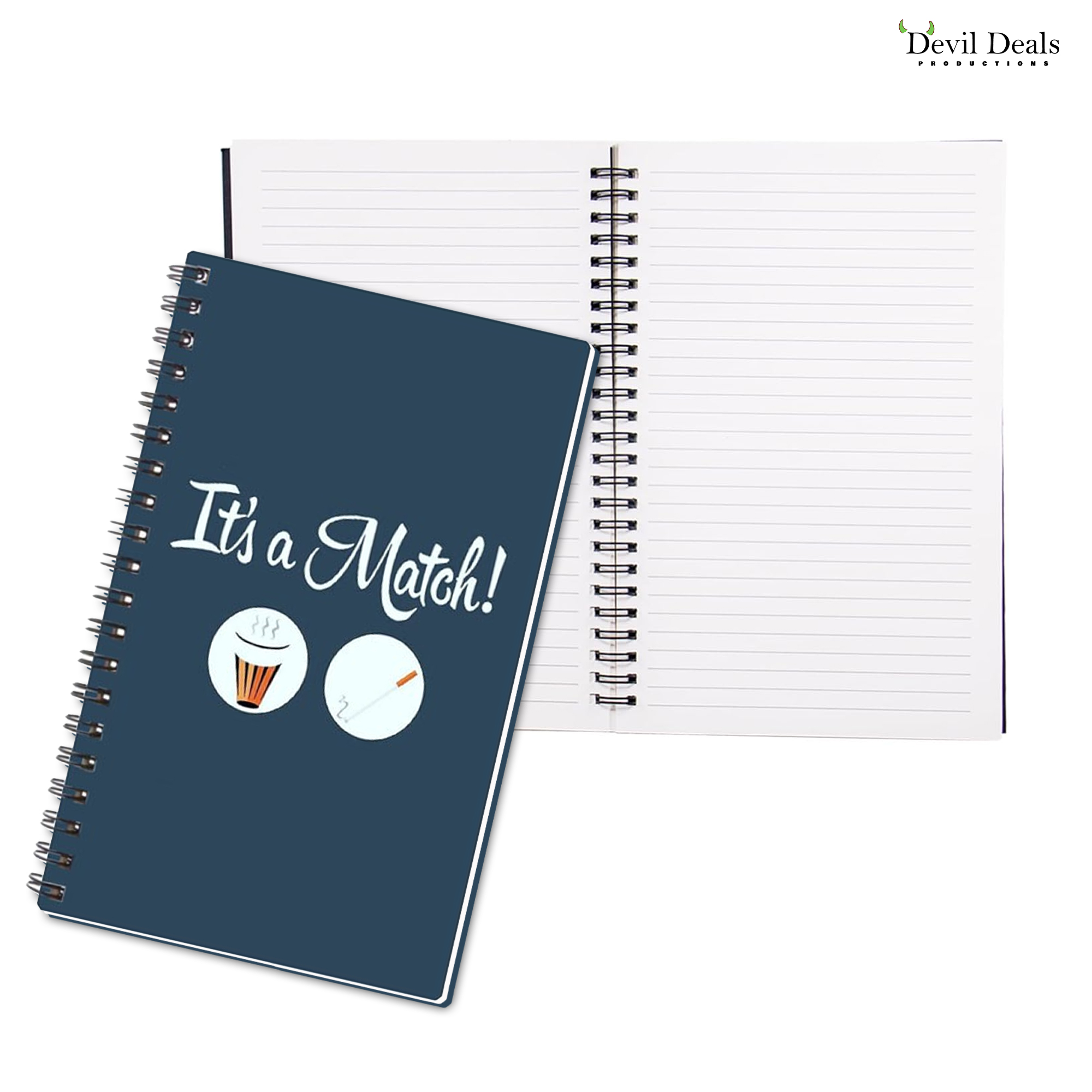 Spiral Notebook Diary A5 200 Pages - Its Match - Image 4