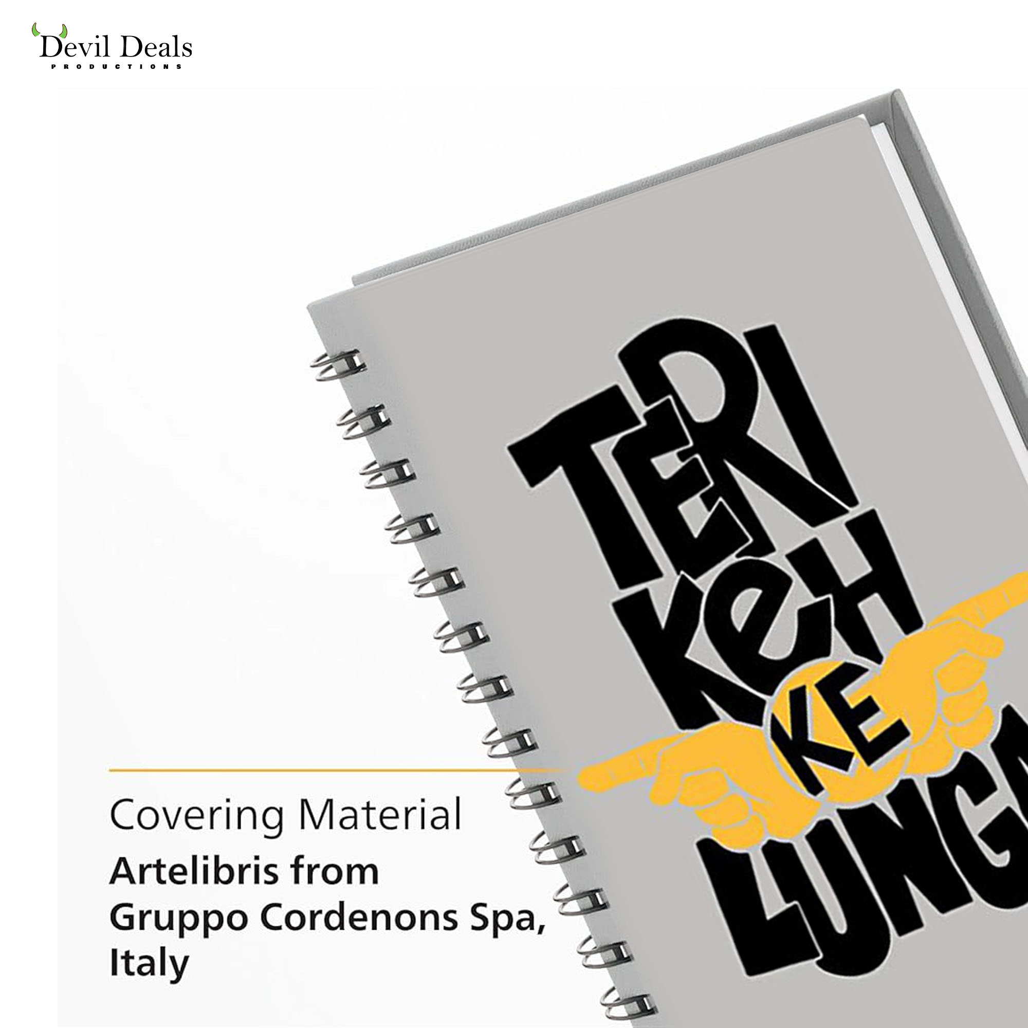 Spiral Notebook Diary A5 200 Pages - Teri Keh Ke Lunga - Image 7