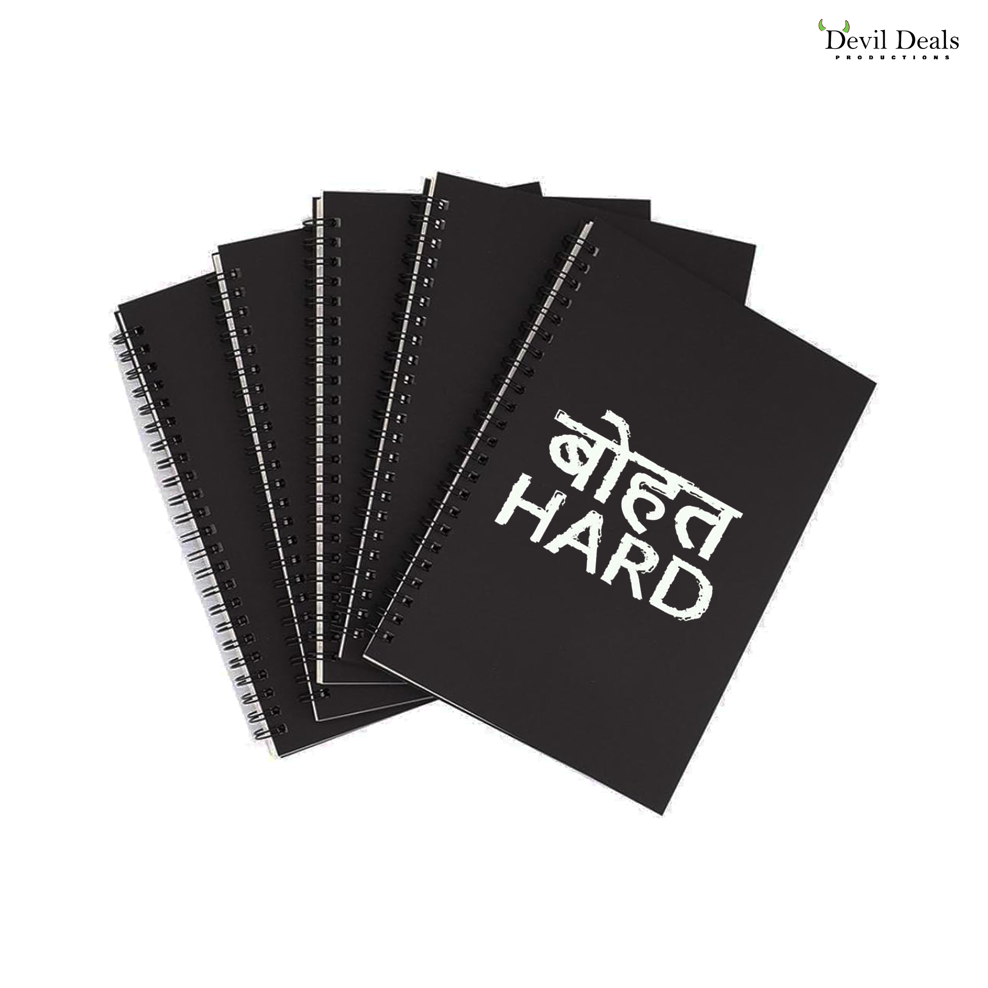 Spiral Notebook Diary A5 200 Pages - Bhot Hard - Image 4