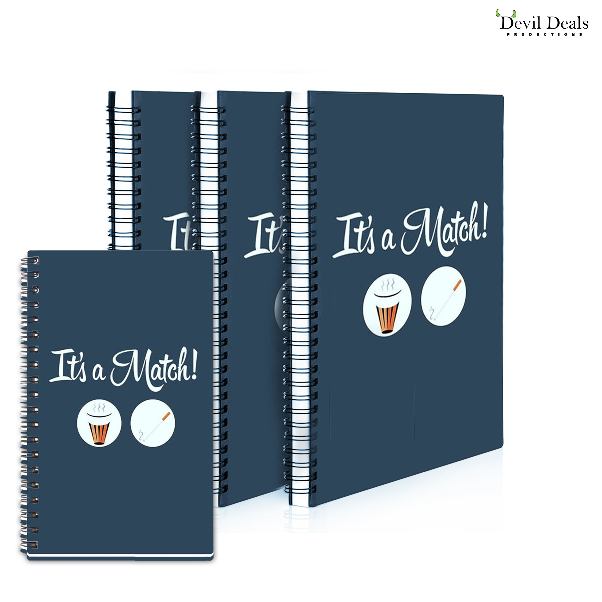 Spiral Notebook Diary A5 200 Pages - Its Match - Image 5