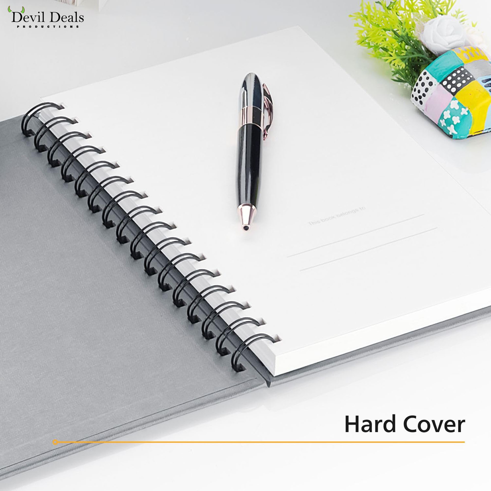 Spiral Notebook Diary A5 200 Pages - Teri Keh Ke Lunga - Image 4