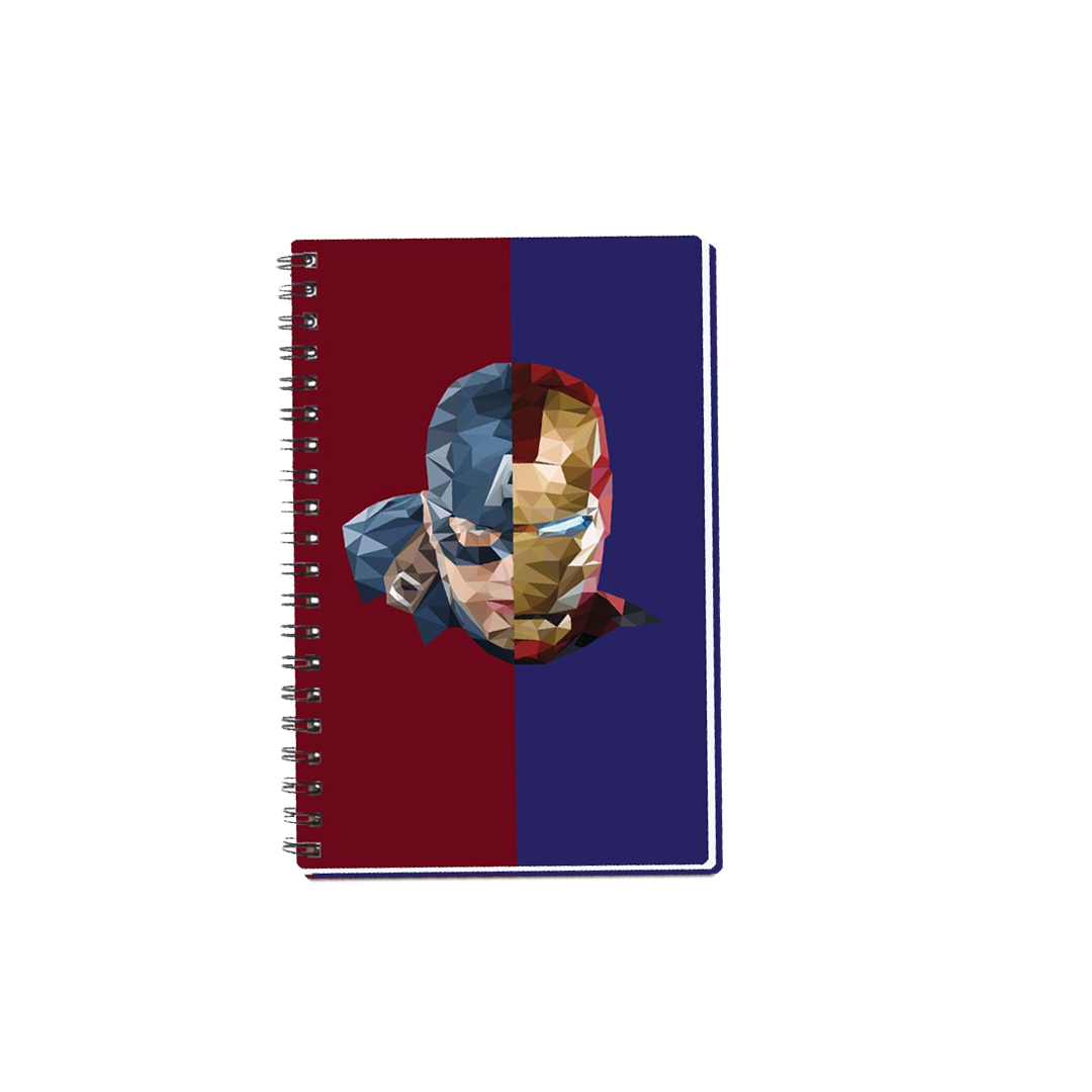 Spiral Notebook Diary A5 200 Pages - Iron Man - Image 2