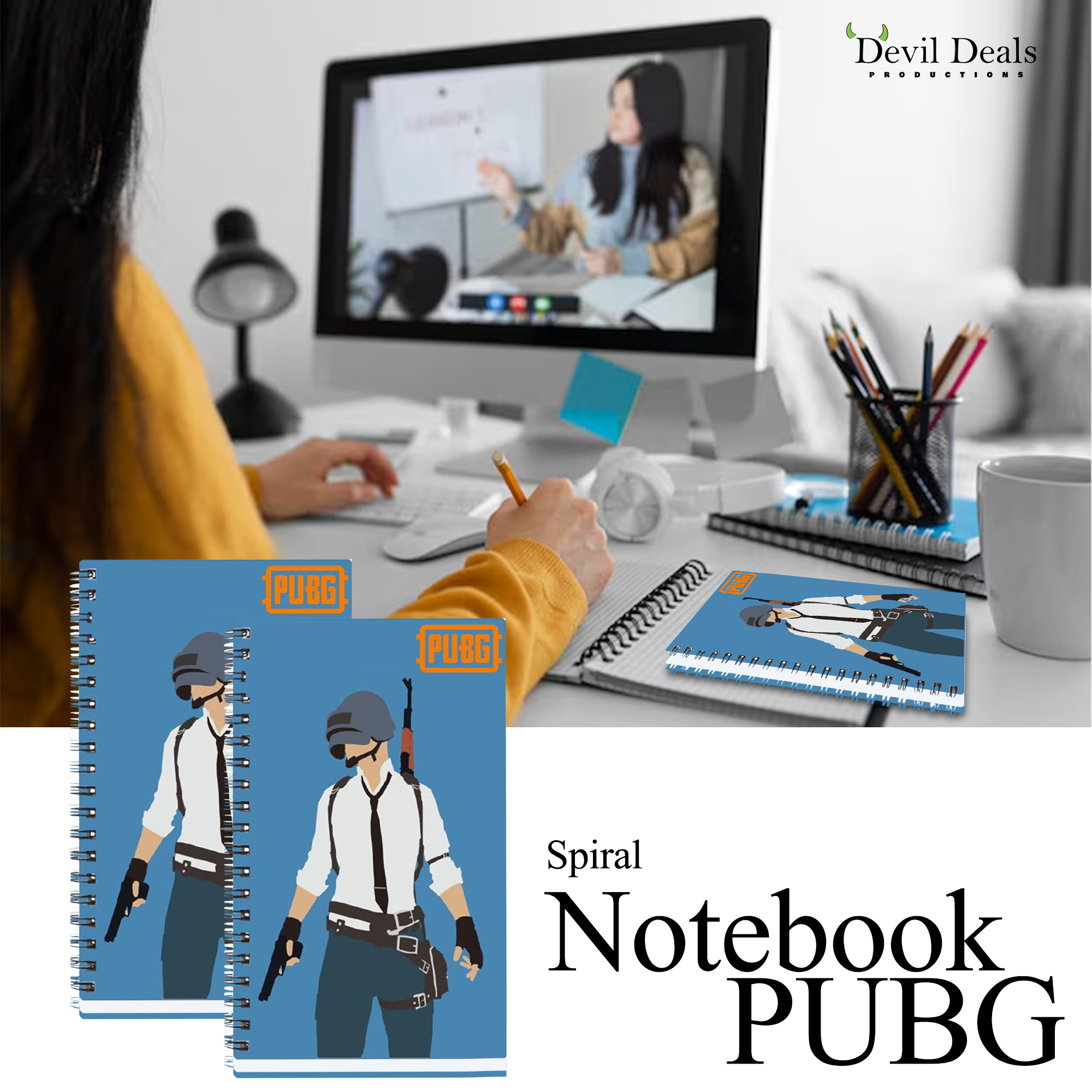 Spiral Notebook Diary A5 200 Pages - PUBG - Image 5
