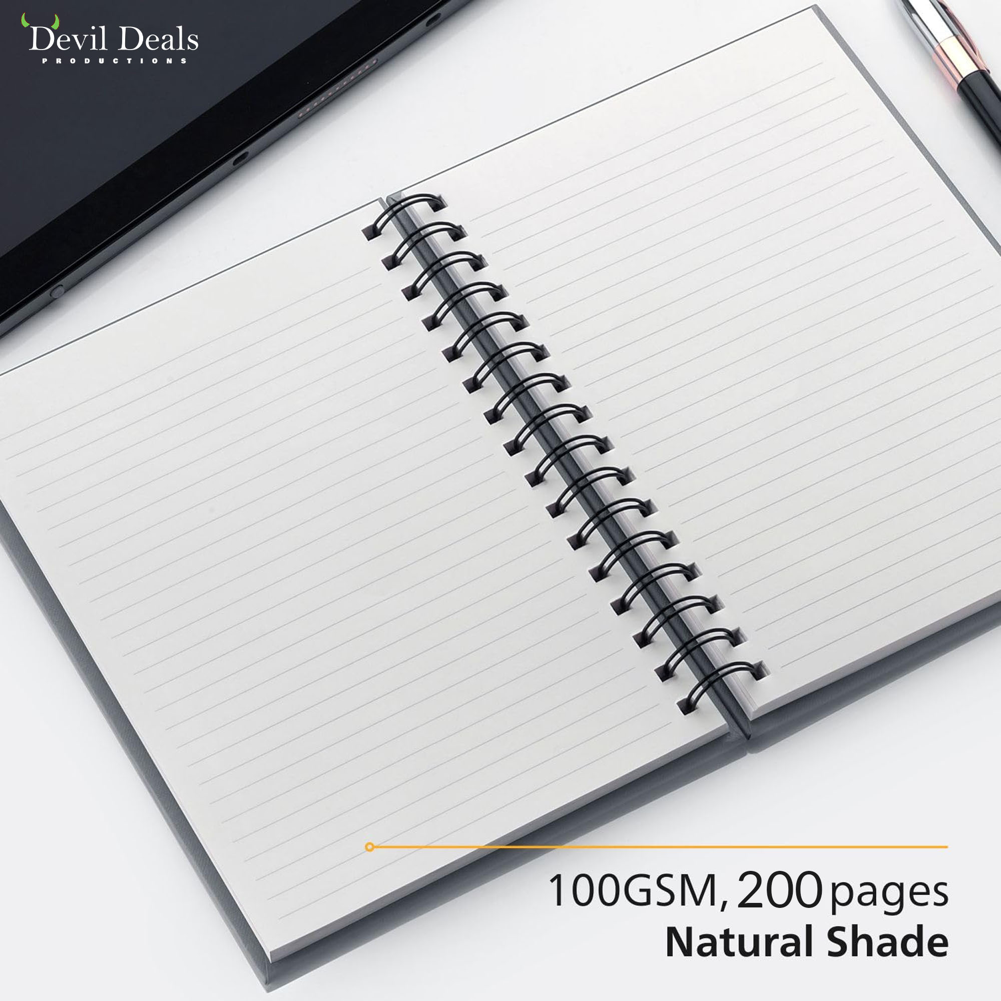 Spiral Notebook Diary A5 200 Pages - Teri Keh Ke Lunga - Image 5