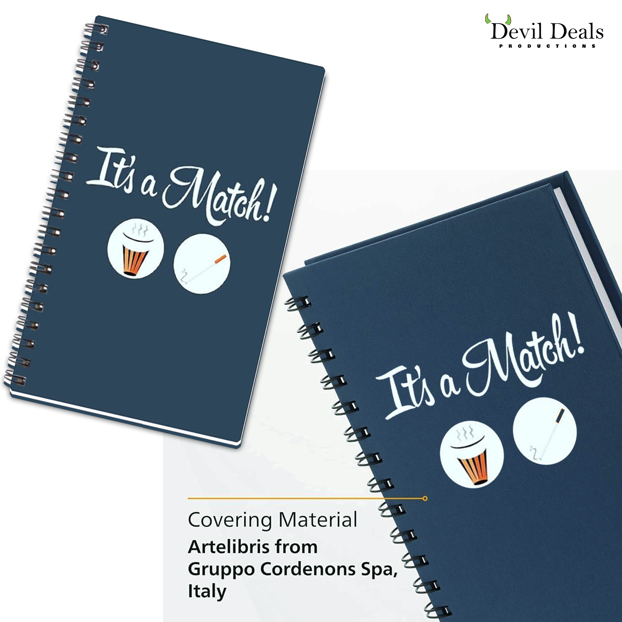 Spiral Notebook Diary A5 200 Pages - Its Match - Image 6