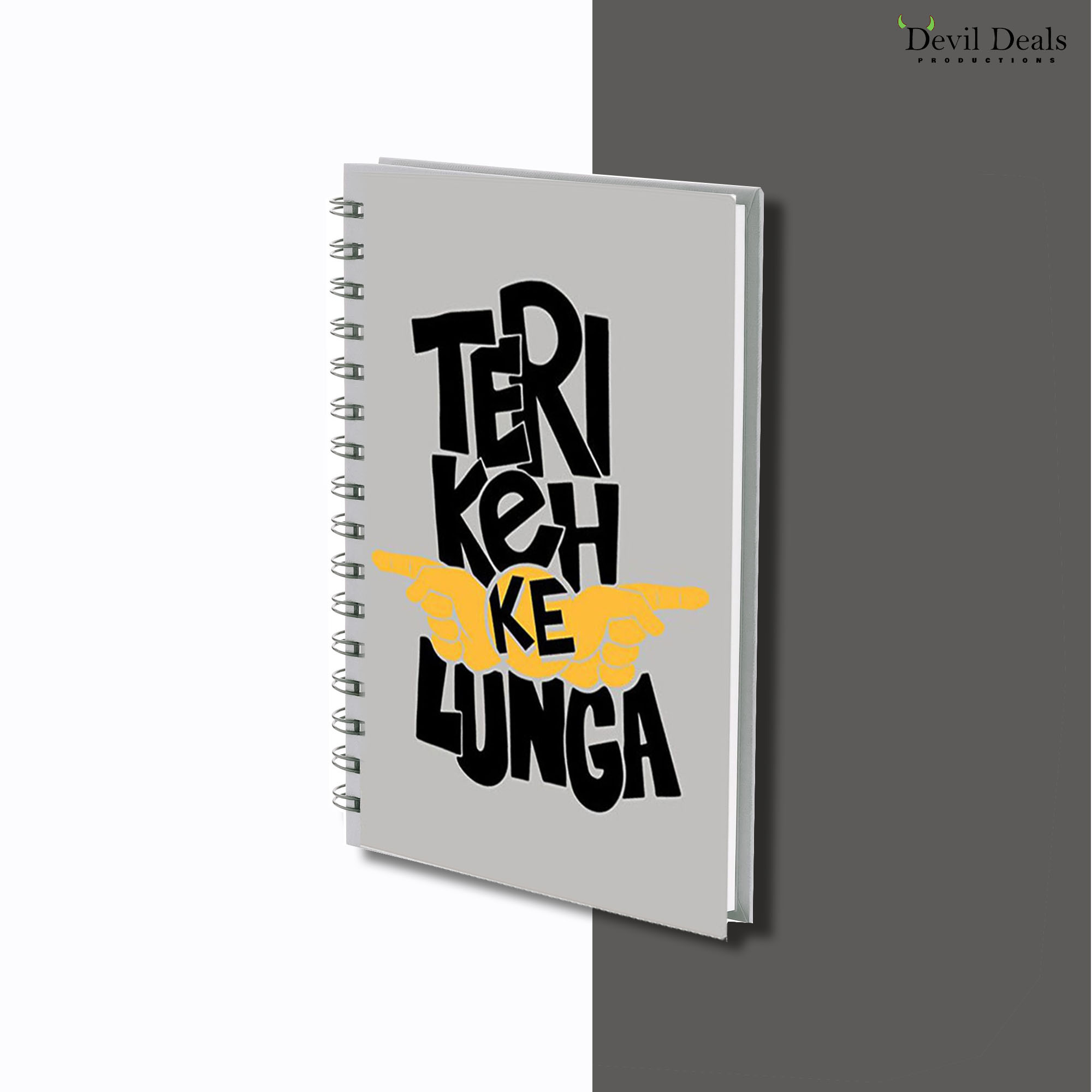 Spiral Notebook Diary A5 200 Pages - Teri Keh Ke Lunga - Image 6