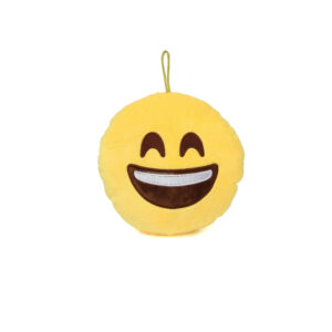 Mini Yellow Emoji Soft Hanging Stuffed Plush (12 Cm) (Set of 2)