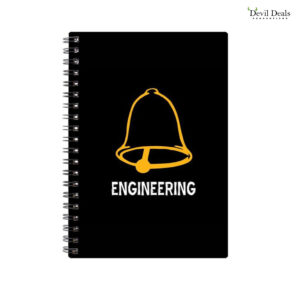 Spiral Notebook Diary A5 200 Pages -Engineering