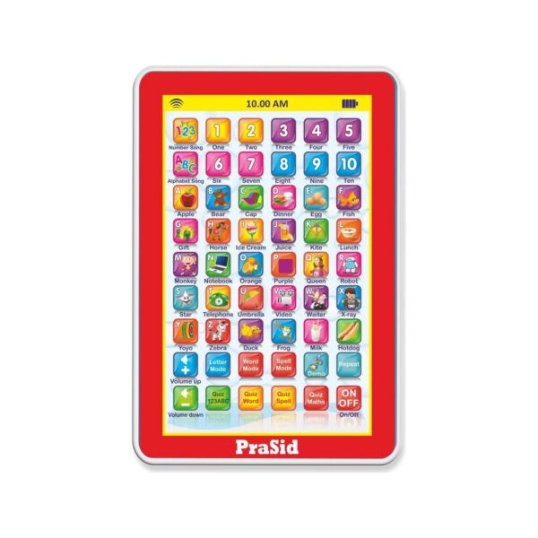 Prasid Mini My Pad English Learning Tablet for kids (Multicolor)