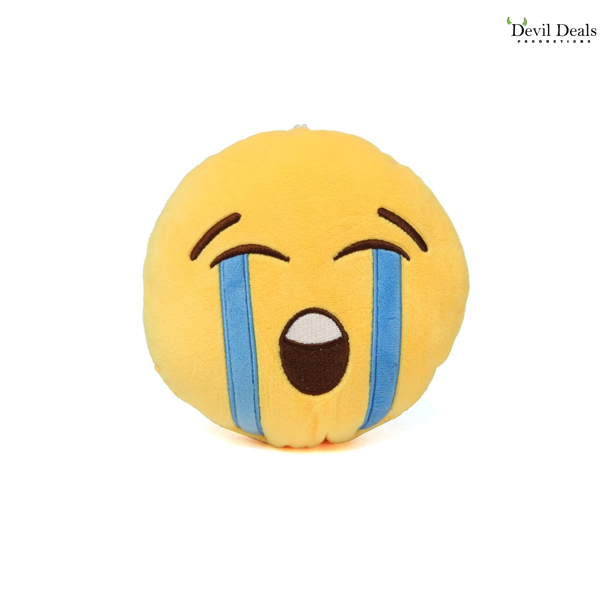 Mini Yellow Emoji Soft Hanging Stuffed Plush (12 Cm) (Set of 2) - Image 2