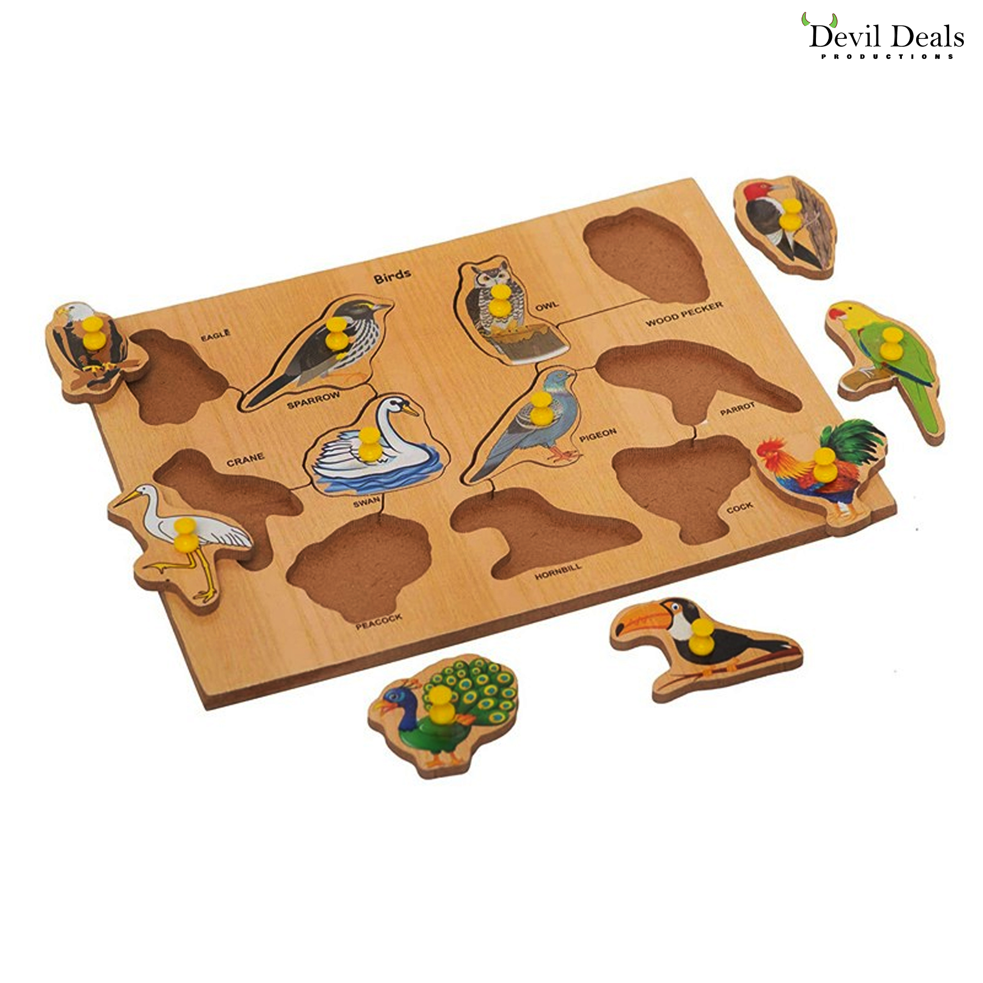 Birds Wooden Puzzle - Image 2