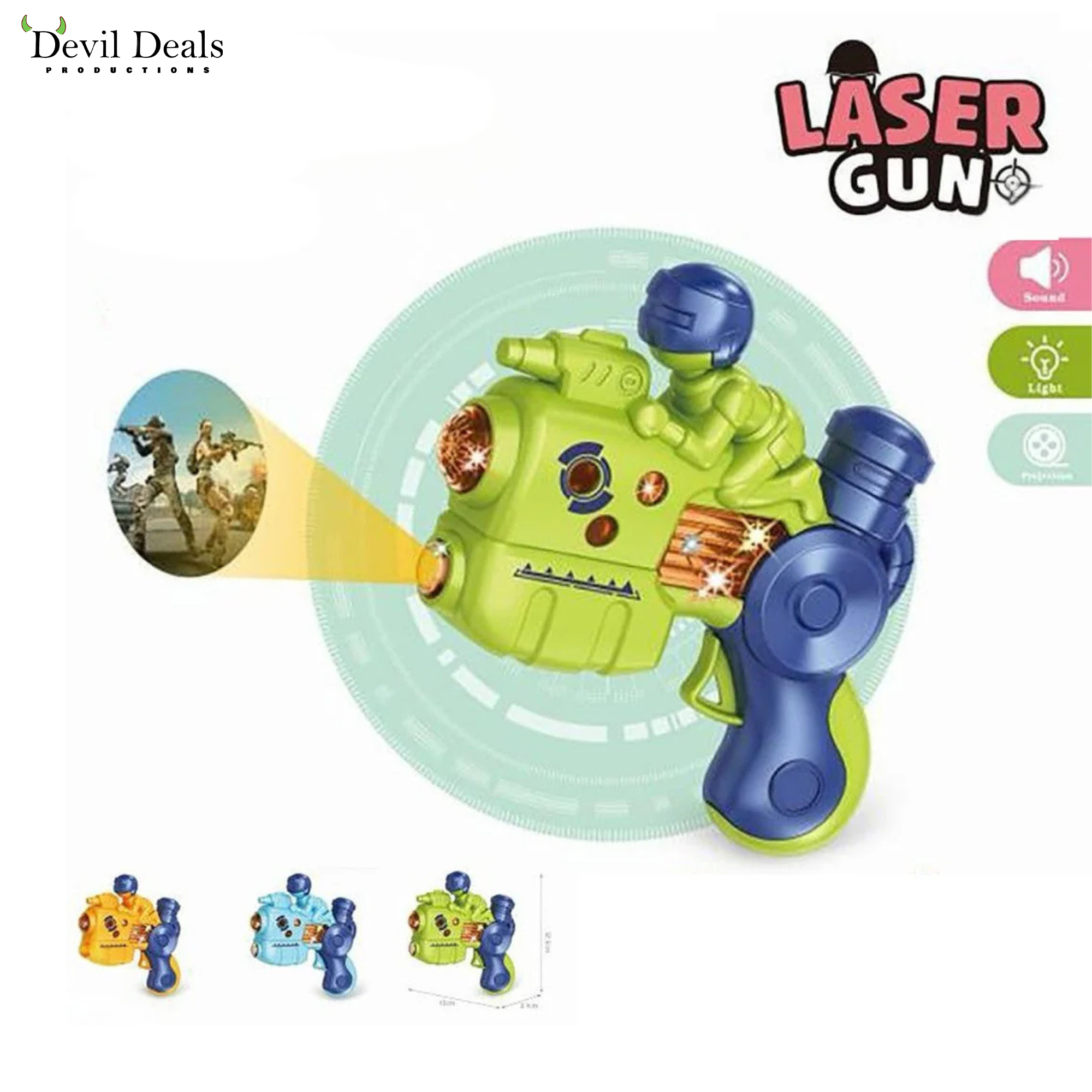 Projection Gun Toy (Pack of 1) - Image 5