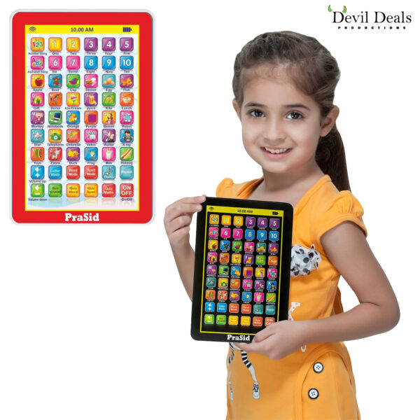 Prasid Mini My Pad English Learning Tablet for kids (Multicolor) - Image 3