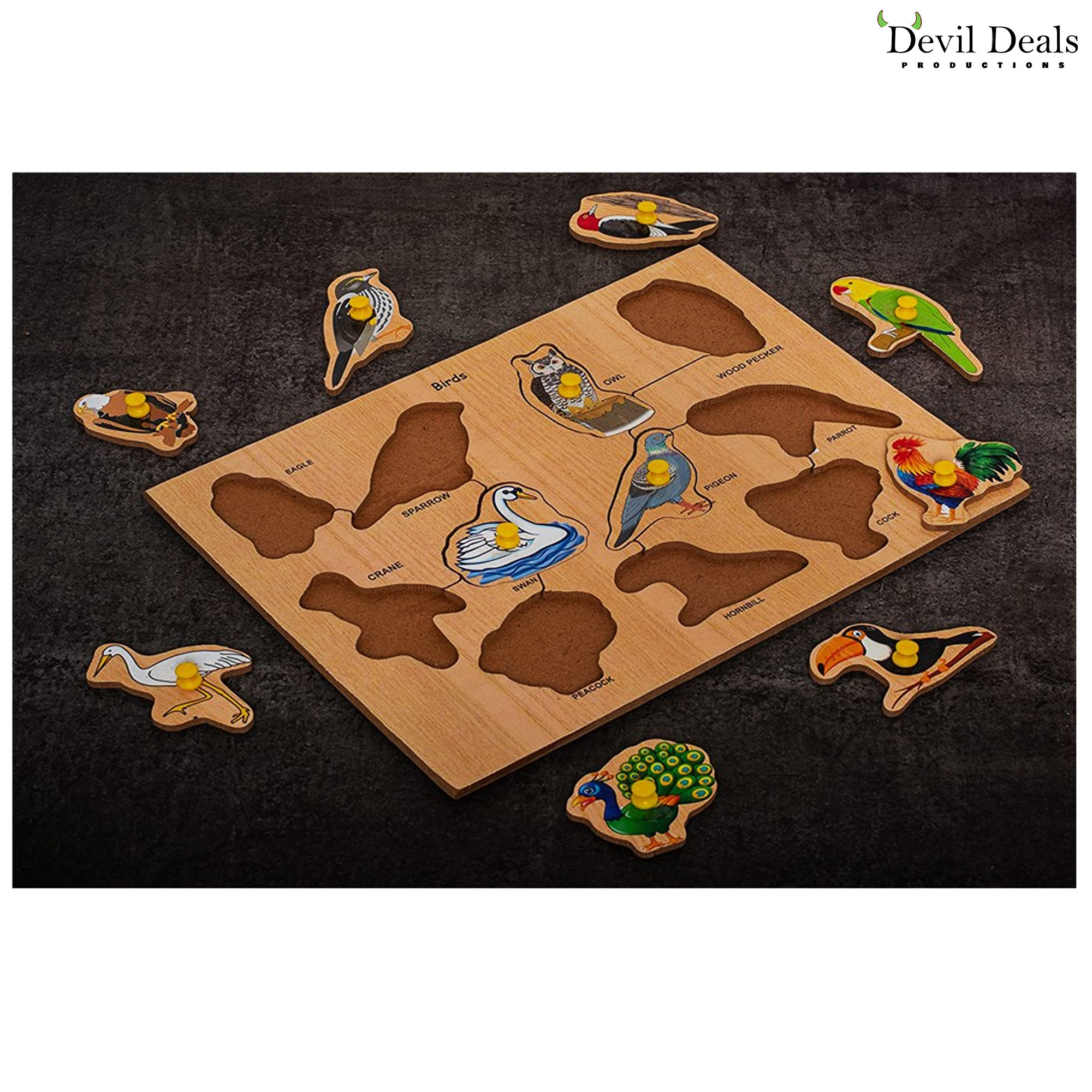 Birds Wooden Puzzle - Image 4