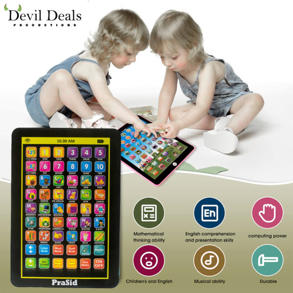 Prasid Mini My Pad English Learning Tablet for kids (Multicolor) - Image 4