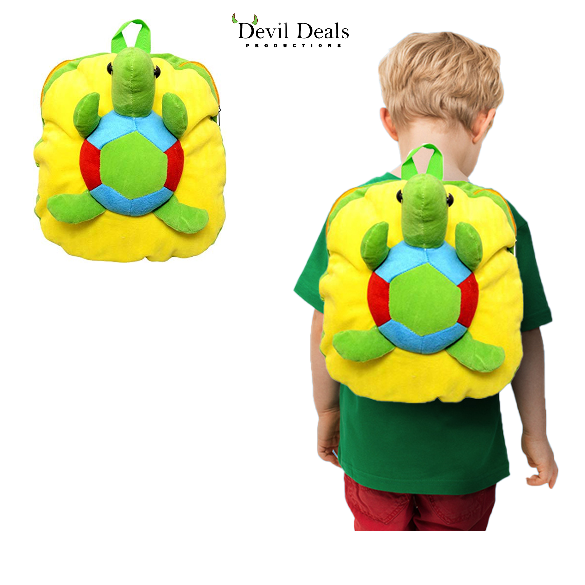 Soft Plush Cartoon Toy School Backpack for Kids - Image 6