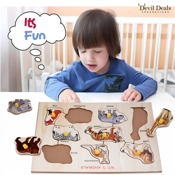 Animal Wooden Puzzle - Image 5