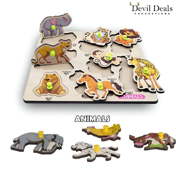 Animal Wooden Puzzle - Image 6