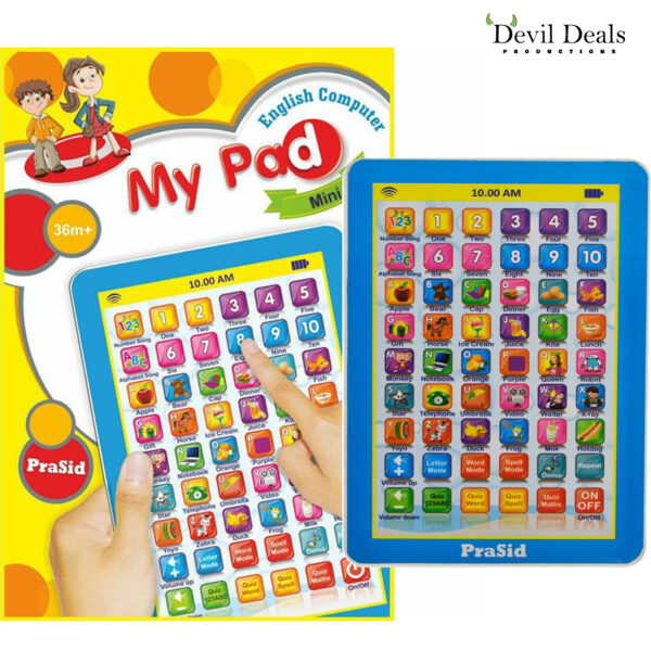 Prasid Mini My Pad English Learning Tablet for kids (Multicolor) - Image 6