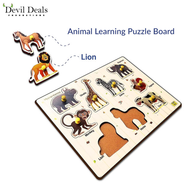 Animal Wooden Puzzle - Image 8