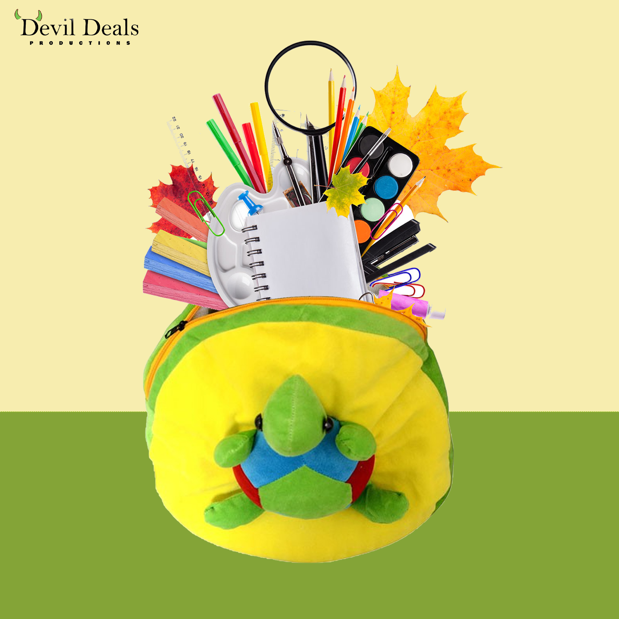 Soft Plush Cartoon Toy School Backpack for Kids - Image 7