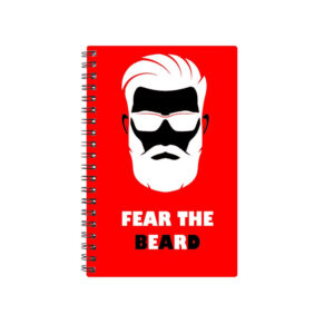 Spiral Notebook Diary A5 200 pages - Fear The Beard