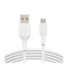 USB-A to Micro USB Charging Cable for Android Phones and Tablets (3.3 Feet/1 Meter, White) - Image 3